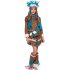 Costume di carnevale INDIANA D'AMERICA RAGAZZA